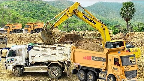 Amazing! Caterpillar 320b &  Loading Trucks 25T  At Massive Mine - Sotiriadis/Labrianidis Mining 4k