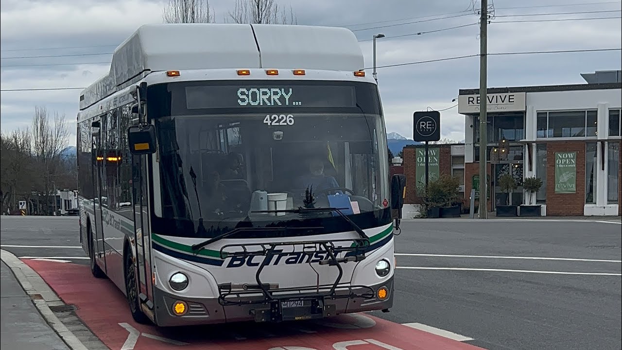 BC Transit (Central Fraser Valley) 2020 Grande West Vicinity 4226 on 7A Whatcom Rd to McMillan