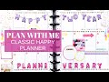 PLAN WITH ME | Classic Happy Planner | Two Year Planniversary | Jan 27 - Feb 2, 2020