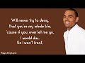 WITH YOU - CHRIS BROWN (LYRICS)