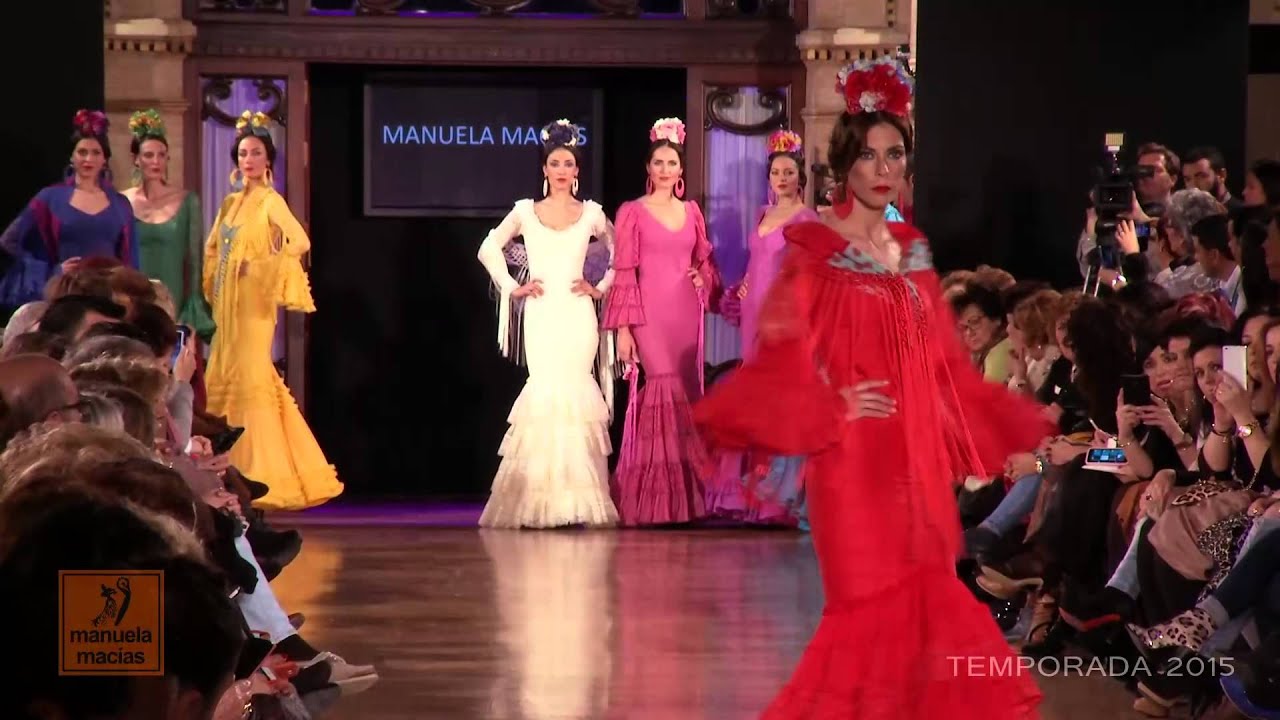Desfile Manuela Macías en We Love Flamenco 2015 - YouTube