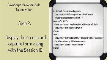 JavaScript BrowserSide Tokenization