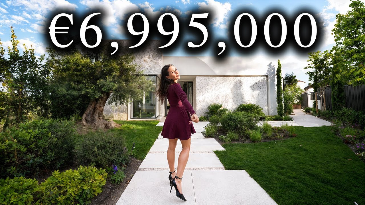 You’ve never seen a house like this !! A €6,995,000 brand new villa tour in Marbella, Spain !