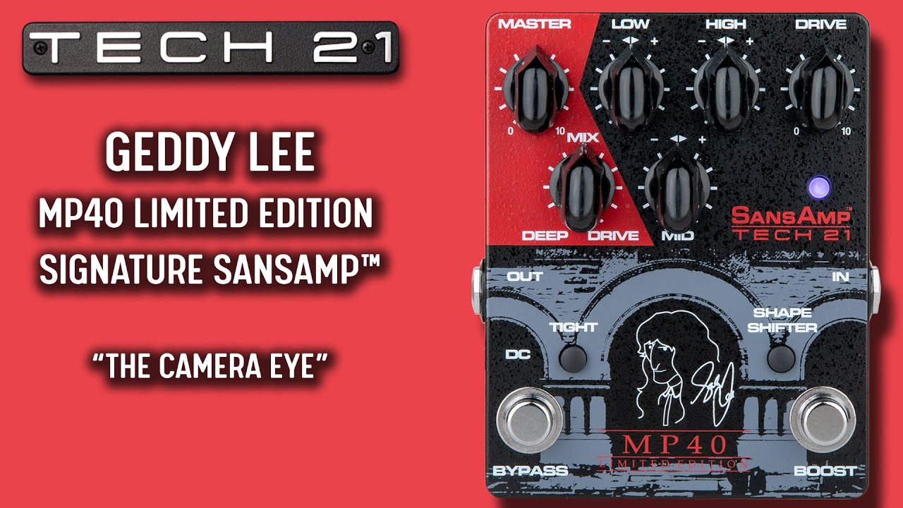 Tech 21 YYZ Shape Shifter Geddy Lee Signature SansAmp Bass Preamp Pedal, Murphy's Music, Instruments, Lessons