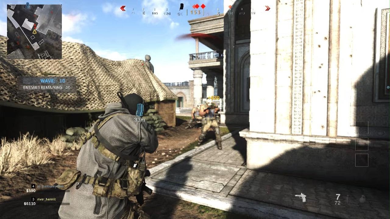 Warzone in 3rd person glitch