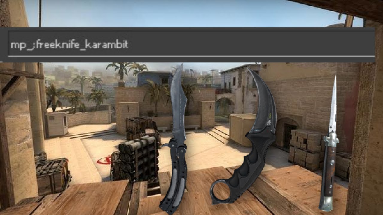 how to get a knife in csgo bots