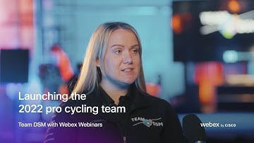 Team DSM launches their 2022 pro cycling team  |  Webex Webinars