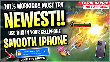 New! Fix Skill No Delay Super Responsive In Mobile Legends | Config Ml Anti Lag - Patch Naruto