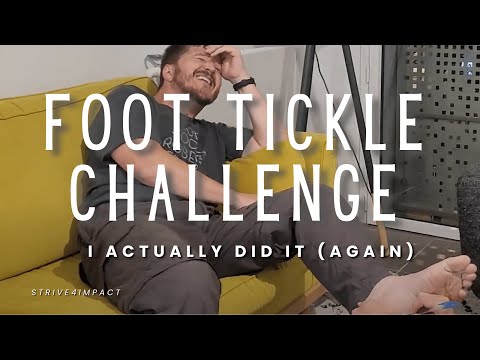 Foot Tickle Challenge Rev. In The Hilarity Trials: Thrice Tested. My Feet vs Art, Words & A Feather!
