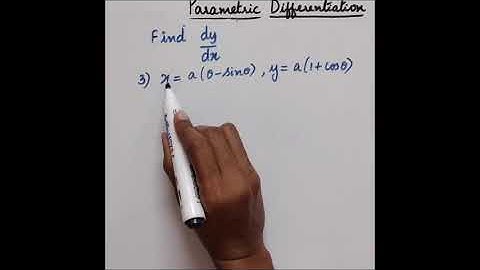 Chapter 5 Continuity and Differentiability , Derivatives of the Functions in Parametric Forms