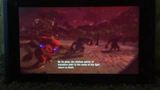 The Legend Of Zelda: Breath Of The Wild, red moon cutscenes (WARNING MINOR SPOILERS)