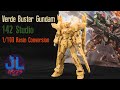 Mg verde buster gundam resin conversion 142 studio unboxing  test fit  custom gunpla painting