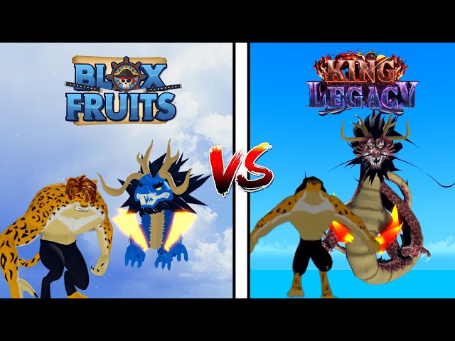 Blox Fruits VS King Legacy Fruits #kinglegacy #bloxfruits #bloxfruitsf