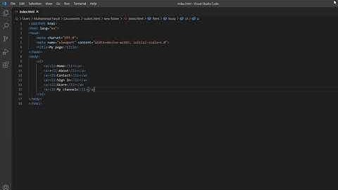 How To Create An Awesome Navigation Bar With HTML5 and CSS #Part 1