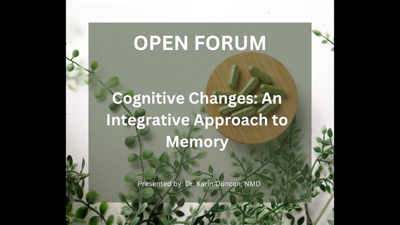 Cognitive Changes: An Integrative Approach to Memory - YouTube