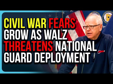 Thumbnail for Civil War Fears Grow As Walz Threatens National Guard Deployment
