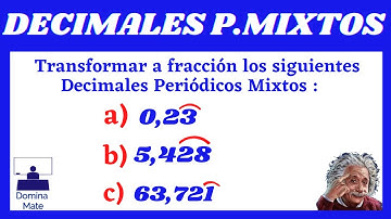 [DECIMALES PERIODICOS MIXTOS]-[EJERCICIO N°1]-#Shorts-#Shorts