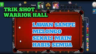 TRIK SHOTS WARRIOR HALL || 8 ball pool || miniclip || 8 ball pool trik shots screenshot 2