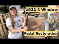 1932 3 window ford pedal restoration