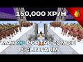 Maximum Possible XP Farm Using Portals 1.16