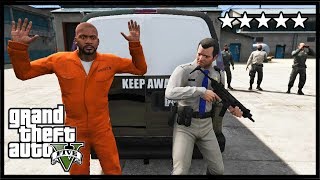 POMÁHÁM FRANKLINOVI UTÉCT Z VĚZENÍ! (GTA 5 Módy)