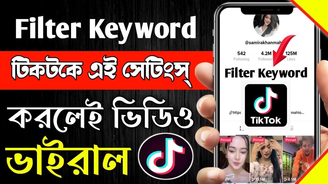 Filter Keyword Setting Viral On TikTok Video Content Preference