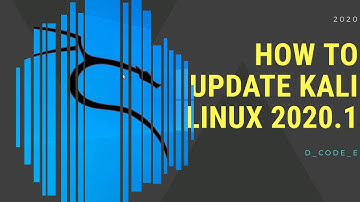 How to update kali linux 2019 to 2020.1