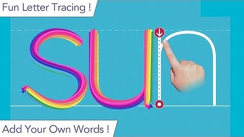 Writing Wizard Part 2 - Kids Learn to Write Letters, Alphabet & Words -app video for kids - Ellie