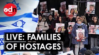 Watch Live: Israel Hostages Families Speak At Press Conference