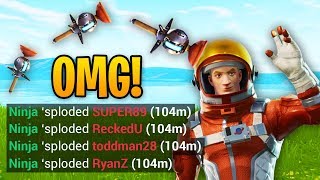 LONGEST STICKY GRENADE KILL IN FORTNITE! (Clinger Grenade Gameplay) | Fortnite Best Moments #45