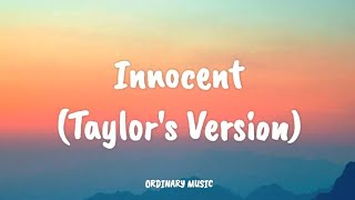 Taylor Swift  Innocent taylors Version s 