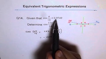 Equivalent Trigonometric  Expression Q14
