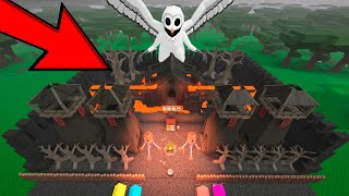 I Built The Strongest Volcano Base In 99 Nights In The Forest Roblox