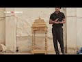 “Handcrafted Wooden Temple for Home 🛕 Gopuram Kalash | Royal Pooja Mandir Design | Teak Wood Mandir”