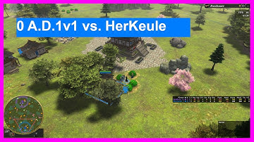 0 A.D. Multiplayer - MarcAurel vs. HerKeule - 1v1- " Agression into suicide"- [English]