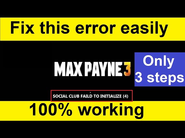 Rockstar Social Club overhauled for Max Payne 3