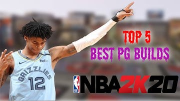 *NEW* TOP 5 BEST POINT GUARD BUILDS IN NBA 2K20!