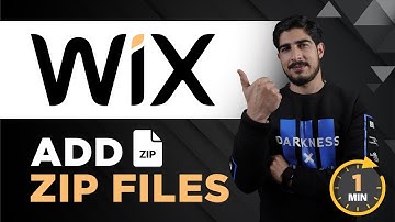 How To Add Zip Files To Wix 2025 | Upload Zip File To Wix | Wix Upload Zip File Tutorial