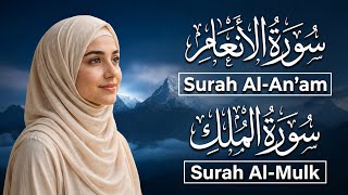 سُورَةُ الْأَنْعَامِ وَالْمُلْكِ | Surah Al-An'am & Al-Mulk | Quran for Sleep 🎧 (4K)
