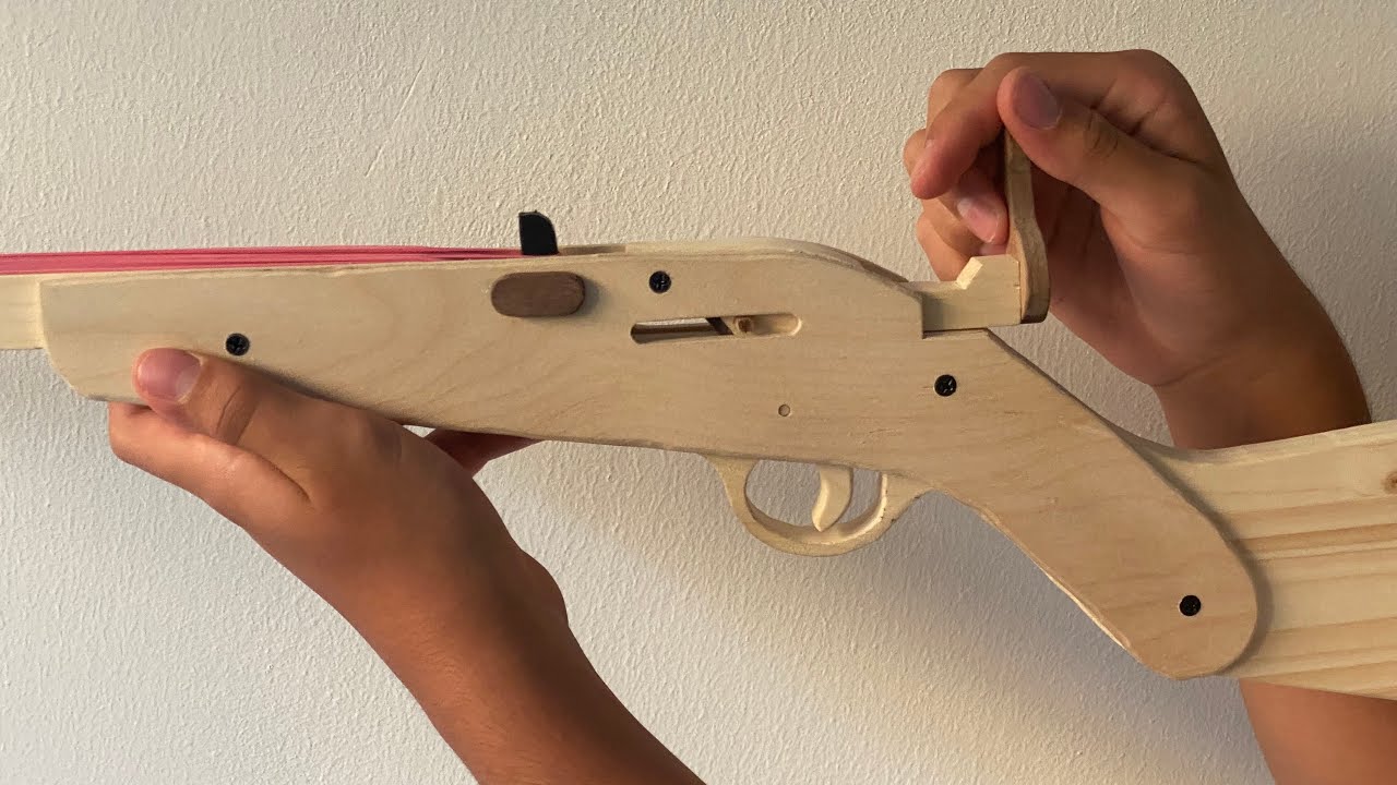 Bolt action rubber band rifle YouTube