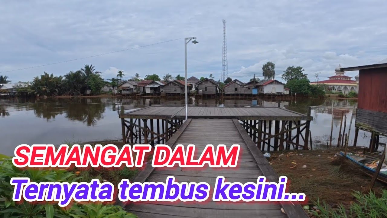 Desa semangat dalam tembus ke jalan lingkar gubernur syarkawi