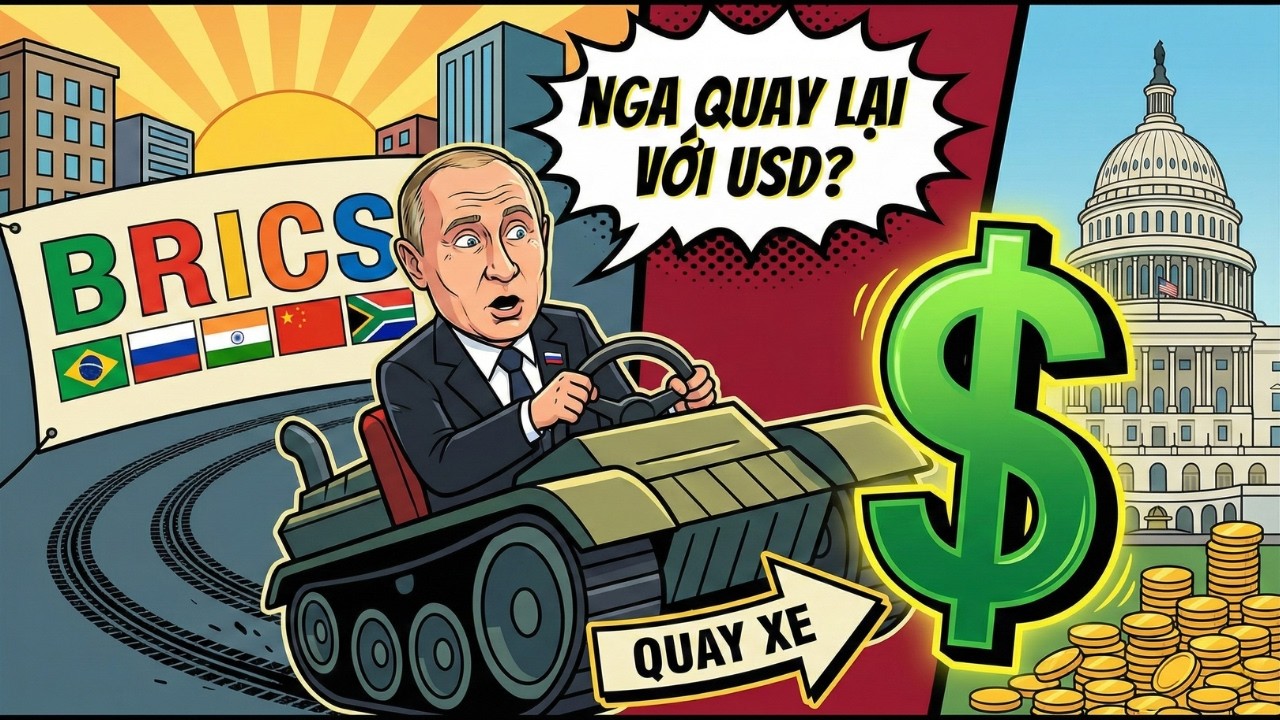 Nga Bất Ngờ “Quay Xe” - Đầu Tàu BRICS BÍ MẬT Quay Lại Với USD | Chuyện Gì Đã Xảy Ra?