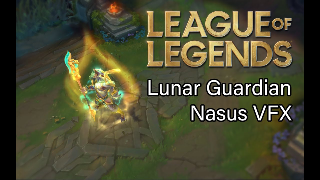 Lunar Guardian Nasus skin visual effects folio - YouTube