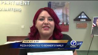 Pizza 9 donates to slain officer's family