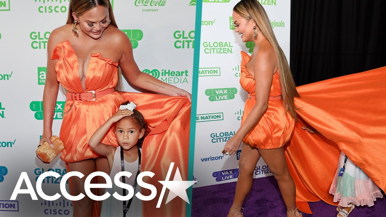 Chrissy Teigen's Daughter Luna Steals Red Carpet Spotlight