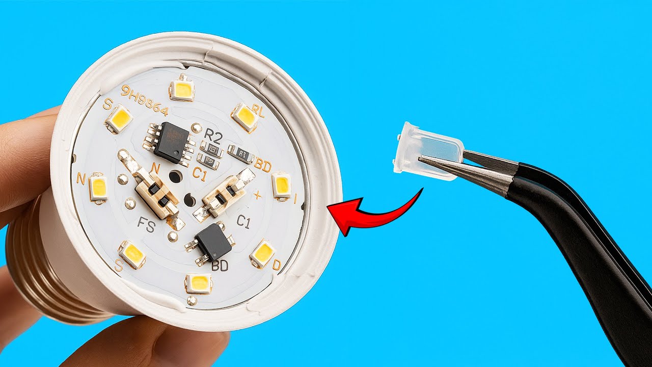 Never Buy New LED Bulbs! Just Use This Trick and Old LED Bulbs can be ...