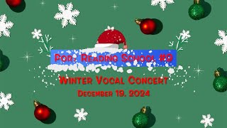 School #9 Winter Vocal Concert, 2024
