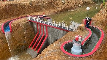 Build hydroelectricity on a small stream with a powerful unit