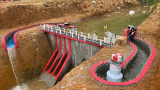 Build hydroelectricity on a small stream with a powerful unit