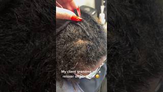 Grandma put a relaxer on her locs 💀 #shorts #hairtips #naturalhair